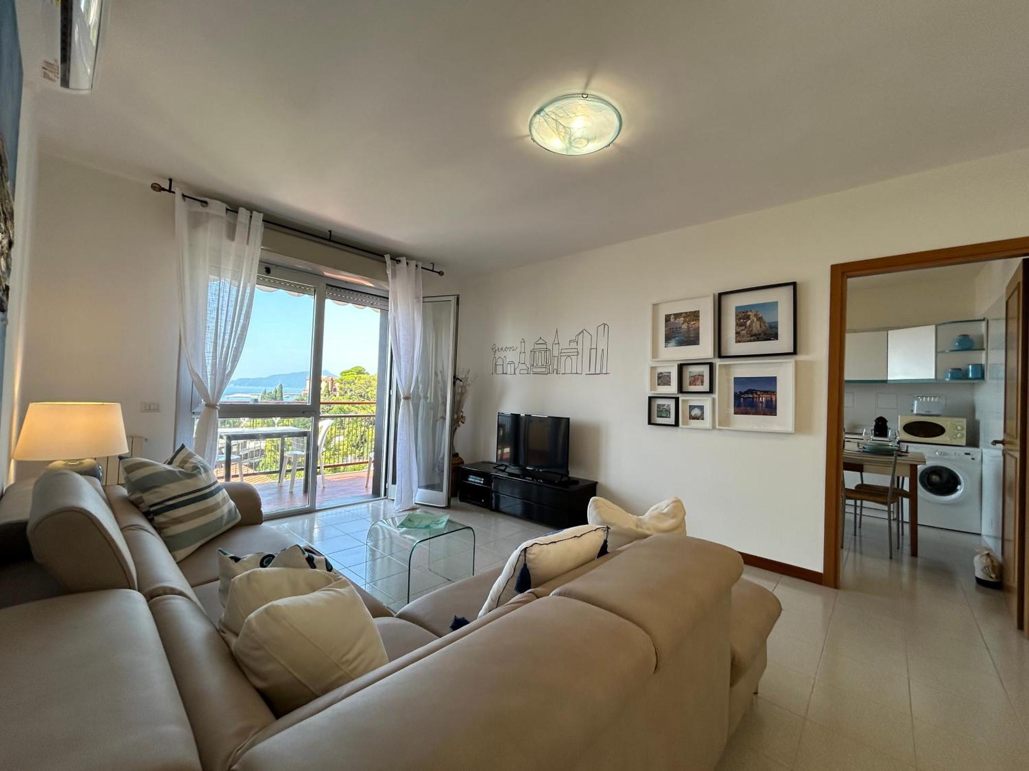 Maison Panorama Lavagna Bagian luar foto